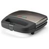 BLACK+DECKER - Tostiera 750W. Rivestimento antiaderente. Finitura anti-impronta. Acciaio inossidabile. 2 piastre quadrate per toast. Sigillatura perfetta.