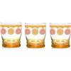 Cerve Set 3 Bicchieri Acqua da Tavola Giove Persia Arancio 340 CC