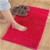 Reyox Tappetino da Bagno in Microfibra Ciniglia Lavabile in Lavatrice, Tappeto Bagno Assorbente Antiscivolo Fucsia 60 x 90 cm