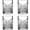 Pasabahce 52780 - Bicchiere Stamper Timeless in cristallo, altezza 6,2 cm, 65 ml, 4 pezzi, design rétro
