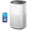 Clean Air Optima Purificatore d'aria CA-505 con filtro HEPA, filtro ai carboni attivi e ionizzatore, aspirazione verticale a 360°, flusso d'aria fino a 250 m³/h, adatto per ambienti fino a 50 m²/125