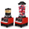 Genérico Frullatori per succhi e frullati 2000 W, 2 in 1 frullatore professionale, 3 bicchieri miscelatori. 15 impostazioni di velocità, 6 lame in acciaio inox, frullatore per frullati, succhi e frullati