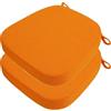 DOGACA Set 4/2 Cuscini Sedia da Cucina/Cuscini di Seduta, 40x38 43x40 43x42cm (3/5/8CM Spessore) Confortevole Cuscini Coprisedia da Cucina,con Lacci Imbottito,Lavabili(10,2pcs:40x38x5cm)