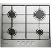 Indesit THP 642 IX/I 1 - Piano cottura a gas in acciaio INOX, 58 cm