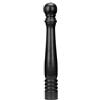 FYDRCC Macinapepe in legno da hotel, grande, 50,8 cm, in legno di quercia super grande, con anima in acciaio inox, macinapepe manuale, nero