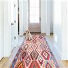 NETLINE HOME Tappeti Lavabili per Soggiorno Tappeto Tradizionale a Pelo Basso Antiscivolo Tappeto da Cucina - Tappetino Decorativo per Pavimenti Design Boho Tappeto Vintage Pieghevole Tappeti da