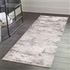 Mazovia Passatappeto Moderno Astratto - Morbido Passatappeto per Cucina, Corridoio, Camera da Letto, Corridoio - Pile Corto - Certificato OEKO-TEX - Beige Marrone Passatappeto - 60 x 150 cm