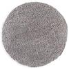 WohnDirect Tappeto da Bagno a Pelo Lungo, di Alta Qualità, Grigio - Tappetino da Bagno Antiscivolo e Extra Soffice, Rotondo Ø 70 cm