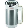 Moulinex Frullatore riscaldante, Frullatore zuppa, Potenza 1000 W, Capacità 1,2 L, 5 programmi automatici, Doppia parete, Mantenimento caldo 40 min, Libretto ricette, Easy Soup, Inox LM841B10