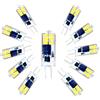 ZHIYUE Lampadine LED G4 2W AC 220-240V Bianco Freddo 6000k Non Dimmerabili Sostituisci Lampadina Bi-Pin G4 Base Tipo JC Lampadari Soggiorno, Lampade Da Parete (10 Pezzi)