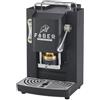 FABER COFFEE MACHINES | Deluxe 3.0 | Macchina Caffè ESE 44mm con Elettrovalvola, Portacialda Estraibile, Tanica Vetro 1L e Pressacialde in ottone regolabile (Black, CROMO)