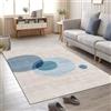 RUGMRZ Camera Da Letto Accessori Tappeto Sotto Tavolo Da Pranzo Il tappeto del soggiorno con combinazione di colori grigio e blu può essere utilizzato per molti anni per l'isolamento acustico Tappeti Salone