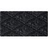 VAPOKF Tappeto da cucina con motivo damascato scuro, elegante e lussuoso, con texture geometrica, antiscivolo, lavabile, tappetino da cucina, corridoio, lavanderia