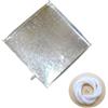 Generic Leccarda Per Unità Ac, Bacinella Di Scarico, 40 * 40 Cm, Con Tubo Dell'acqua 2M, Ferro Zincato Realizzata Con Vaschetta Raccogli Condensa For Condizionatore D'aria, For Window AC E Mini Split Unit