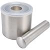 Tomotato Set Mortaio e Pestello, Macinaspezie in Acciaio Inossidabile con Coperchio, Utensile da Cucina Manuale per Macinare l'Aglio