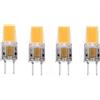 JZLBBC 4 PZ GY6.35 LED Lampadina Capsula Bianco Caldo ACDC 12V 4W COB Lampadine LED GY6.35/G6.35 Per Lampadario Di Cristallo Decorazione Della Lampada,Bianco Caldo