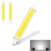 BVCL Lampadine R7S LED 118mm Dimmerabile, Cool white 6000K， 7.7w Equivalenti a 60W Lampada Alogena, AC220V 850lm, Nessun Sfarfallio, COB flip technology, Low temperature operation