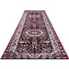 SaRani Tappeto Guida Passatoia Corsia Classico Orientale Pelo Corto Lungo per Corridoio, Ingresso, Scala (Bordeaux, 290x70 cm)