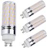 HuZhouChen Lampadina LED GU10 con tubo a T 10W 1100 lumen non dimmerabile Adatta alla luce di armadietti Plafoniera (4 pezzi)(Cold white)