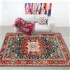 Liveinu Tappeto Soggiorno Tappeto Vintage Stile Persiano Orientale Tappeto a Pelo Basso Antiscivolo Lavabile per Iingresso Corridoio Bagno Camera da letto, rosso, 60x90cm