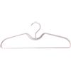 EasyByMall Appendiabiti salvaspazio antiscivolo in plastica, senza tracce, ganci a collo corto, 41,5 x 15,5 cm (20 pezzi)