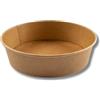DOT Horeca Solutions 50 ciotole in carta 1300 ML insalatiere AVANA carta cartoncino kraft ciotola marrone salad bowl asporto food delivery insalate riso pokè zuppe pasta take away usa e getta