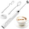 YEAHTOP Montalatte Elettrico Portatile, 3 Frusta in Acciaio Inossidabile, 3 Velocità Regolabili, Frullino Montalatte Elettrico Ricaricabile per Caffè/Latte/Cappuccino/Panna, Cappuccinatore Elettrico Schiuma