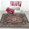 Liveinu Tappeto Soggiorno Tappeto Vintage Stile Persiano Orientale Tappeto a Pelo Basso Antiscivolo Lavabile per Iingresso Corridoio Bagno Camera da letto, persiano bruno rossastro, 60x90cm