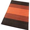 emmevi Tappeto Cucina Bagno Assorbente Puro Cotone Scendiletto Camera Lavabile Mod.PAPRIKA 55X280 ARANCIONE