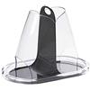 Omada Design Portacialde, Porta capsule espresso, tutte le tipologie di caffè, bustine di zucchero, Made in Italy, Linea Crystal, Nero