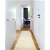 rugsx Passatoia corridoio SOFFI shaggy 5cm; per la cucina, la sala, il corridoio, tappeto a pelo lungo, crema 80x300 cm