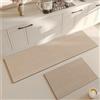 Treer Tappeto Cucina Antiscivolo Lavabile, Stile Domestico Tappeto per Cucina in Diatomite Tappeti Runner Moderni Tappetino Assorbente per Ingresso Bagno (geometria,50x150cm)