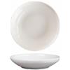 CER-POR Piatti Moderni PURE Set 4 Piatti Fondi 19 Cm In Porcellana Bianca Eleganti E Minimal