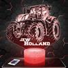 Lampephoto.fr - Lampada 3D N. Holland Trattore Agricolo, Luce Notturna Tattile N. Holland Trattore Agricolo, Illusione 3D Led, Idea Regalo di Natale per Ragazzi e Ragazze Lampada da Comodino TOP