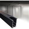 TOT ELECTRIC BINARIO MAGNETICO DA INCASSO 2 metri nero per Faretto proiettore led illuminazione a bassa tensione 48V