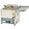 Generic Friggitrice a gas GPL da banco commerciale, in acciaio inox, automatica a temperatura costante, con cestelli, per casa, cucina, ristorante (46 x 44,5 x 53 cm)