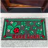 ANRO Zerbino in gomma antiscivolo, per interni ed esterni, ingresso Good Luck 2, 40 x 68 cm