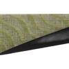 PARAMAISON Tappeto PVC Cucina Infinity, Passatoia Antiscivolo Lavabile, Antimacchia, Multiuso, Lavabile, Cucina, Soggiorno, Design Stilizzato Onda Verde| 50x350cm