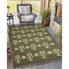 THE PIKKU INTERNATIONAL - Tappeto Kilim in lana di iuta rettangolare - tessuto a mano aspetto rustico tappeto fatto a mano per casa moderna soggiorno camera da letto [modello P-KLM18] 150 x 210 cm
