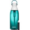 Brita Borraccia termica filtrata con cannuccia, riutilizzabile, in plastica senza BPA, in vetro di mare, 1020 ml