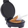 SanBouSi Piastra per waffle sottile per gelato, cialda elettrico, produttore di coni, antiaderente, piastra da forno in ferro, superficie di cottura, 20 cm, con spia conica, 1000 W