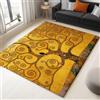 WHUOEUCO Tappeto Salotto 80x150cm Albero Astratto Della Vita Morbido Tappeto Scendiletto Camera da Letto Tappeti Lavabili per Soggiorno Cameretta Bambino Ufficio