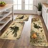 Generic Tappetini da cucina a tema strega per pavimento, morbidi tappetini decorativi vintage di Halloween, comodi, lavabili, antiscivolo, per lavelli da cucina, lavanderia e bagno, 3 pezzi