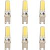 Garosa Lampadina LED G9 Dimmerabile 9W 500LM, Sostituzione COB in Silicone per Lampada da Soffitto, Lampade a Sospensione e Armadietto - Luce Bianca