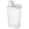 Hasaller Contenitore per detersivo per bucato, dispenser per detersivo per bucato, ermetico e a prova di perdite, con guarnizione in silicone, presa comoda (2300 ml)