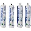 Termoidraulica RV TermoidraulicaRV® 4 bombole CO2 monouso e290 uso alimentare acqua frizzante per gasatori e refrigeratori acqua attacco M11x1 Edenya®