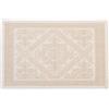 SpazioTessile Tappeto Sardo Stuoia Passatoia 100% Cotone Made In Italy ch 100% Cotone Jaquard (Panna, 55x140)