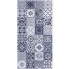 Panorama Tappeto Vinile - Modello Idraulico Nijar Blu 80x150 cm - Varie Dimensioni - Tappetino Lavabile per la Cucina - Passatoia PVC Antiscivolo