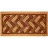 Olivo Tappeti OLIVO.shop | IMPERIALE Zerbino cocco naturale alto 4 cm, intrecciato a mano, 4 disegni 4 misure (BEIGE-BROWN, 60x120 Cm)