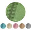 Olivo Tappeti OLIVO.shop RANCH Tappeto bagno rotondo, tappet1 bagno antiscivolo lavabile, tappeto bagno assorbente, (RANCH VERDE, 75 CM)